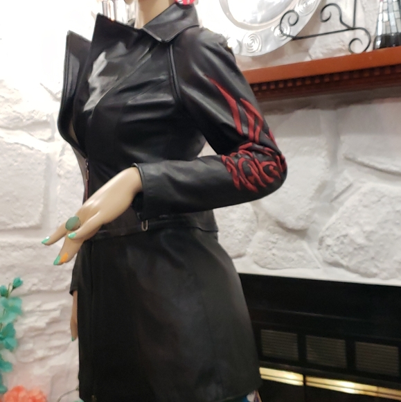 💰SOLD💰1/13/25 💥Harley-Davidson👍🏼3pc Leather Outfit/Coat Sz 8 - Picture 4 of 16